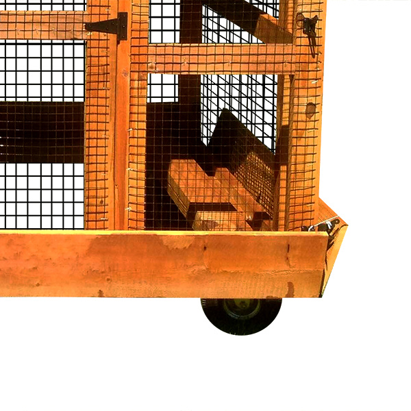 Wheels and Hinged Panels for 5 x 10 Coop & Run